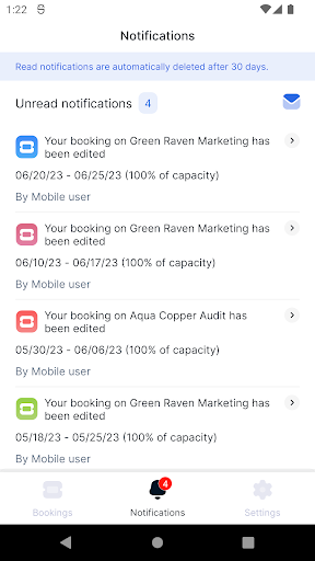 Retain Mobile App Screen 3