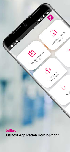 Android application Kolibry screenshort