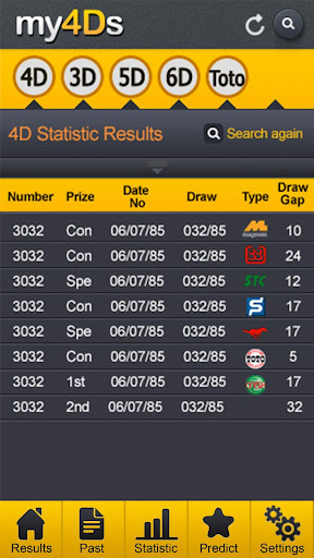 my4Ds - Malaysia Fastest 4d, P Screenshot 4 - AppWisp.com