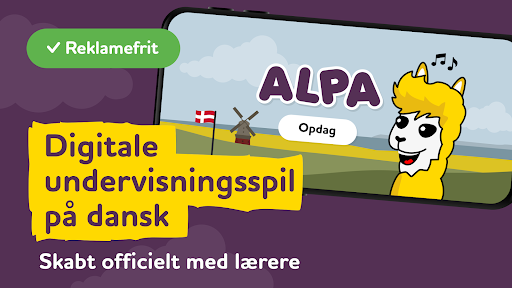 Android application Educational games in Danish screenshort