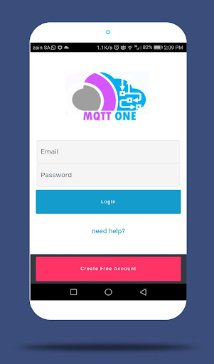 Android application MQTTone - Free MQTT Cloud IoT screenshort