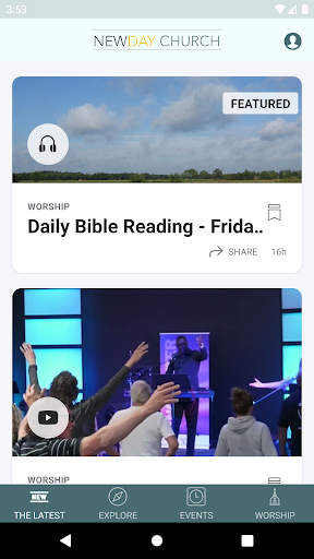 Android application NewDay International Church screenshort