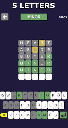Word Guess Challenge Screen 2