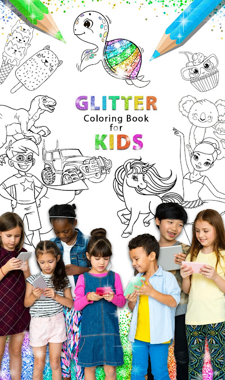 Glitter Coloring Game for Kids - 1.0.8.2 - (Android)