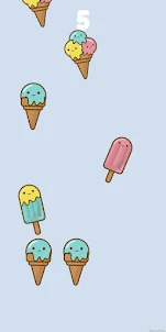 Ice cream in heat