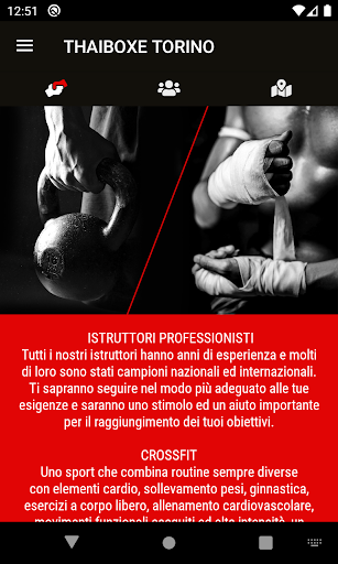 Android application Thai Boxe Torino screenshort