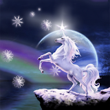 Moon Unicorn Wallpaper icon