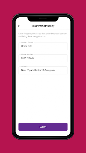 Android application Smart Door society screenshort