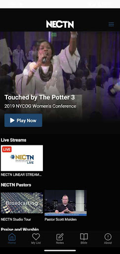 Android application NECTN screenshort