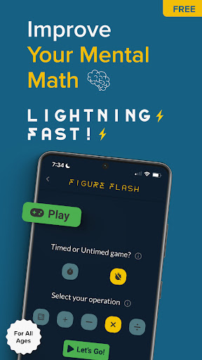 Android application Figure Flash: Mental Math screenshort