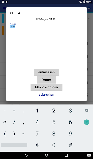 Sykasoft Aufmaß Screen 2