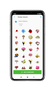 Flowers  and Roses Stickers WAStickerApps Sie jetzt den Download 5