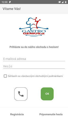 Android application Gastro-Genius SK screenshort