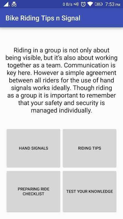 Bike Riding Tips n Signal - 6.1 - (Android)