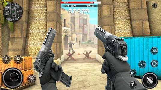 Strike Arena: 射撃 ゲーム 敵と戦い モバイル