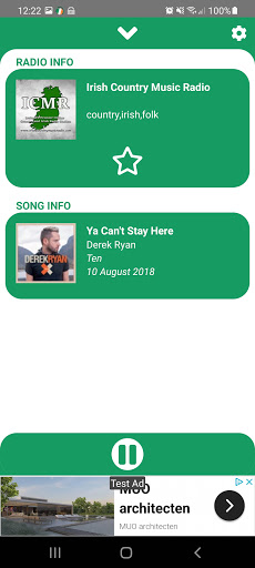 Ireland Radio –FM Radio Tuner Screen 2