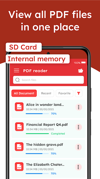 Lector de PDF 2.0.5 APK + Мод (Unlimited money) за Android