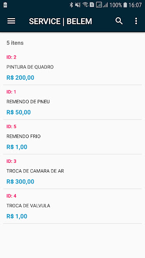 Android application Eurides Balance screenshort
