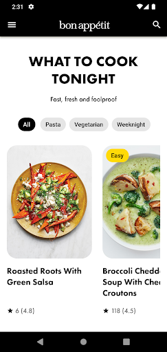Bon Appétit Demo Screen 3