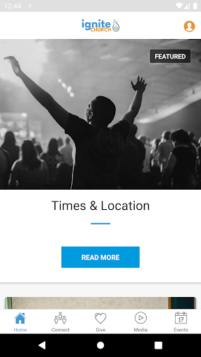 Android application igniteCHURCH Philly screenshort