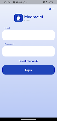 Android application Medrec:M Clinic screenshort