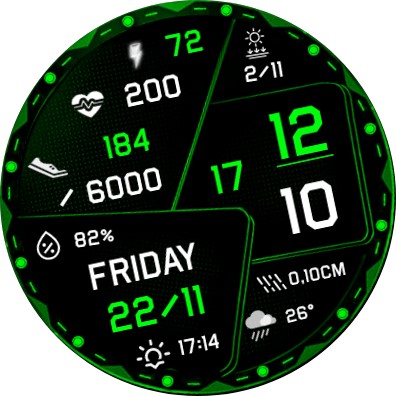 N-SPORT717 Digital Watch Face screenshot 13