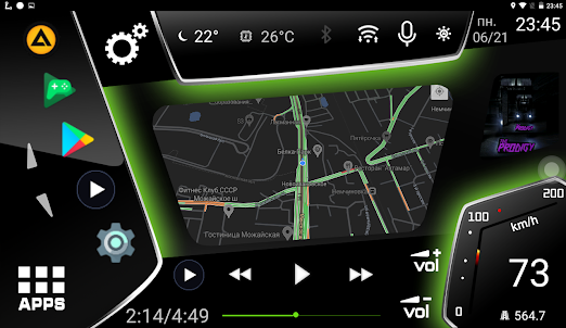 N7_Theme for Car Launcher app
