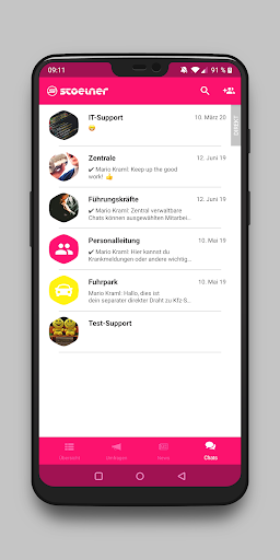 Stölner Mitarbeiter-App Screen 3