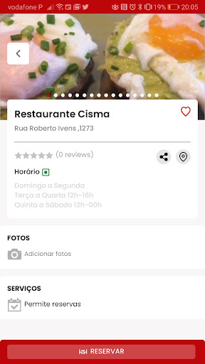 WinRest Booking – Restaurants Screen 2