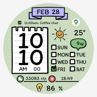 NW088: Digital watch face