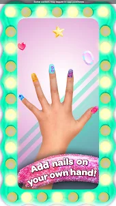 Crayola Nail Party: Nail Salon