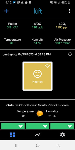 Android application luft screenshort