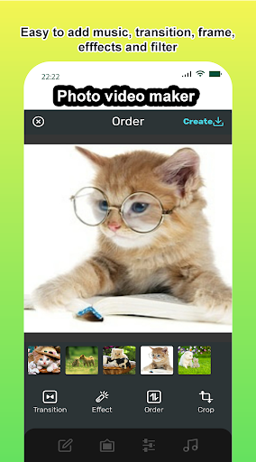 Photo video maker with music Screen 2