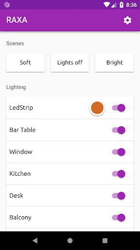 Android application Raxa screenshort
