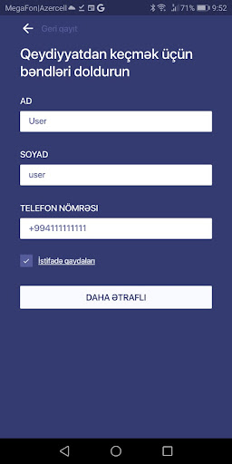Taksist.az Screen 3