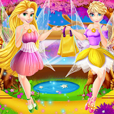 Princesses fairy Mall shopping Dress  - Girl Games icon