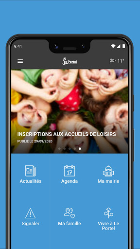 Android application Le Portel screenshort