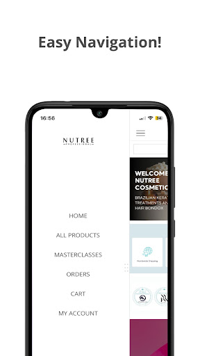 Screenshot of Nutree Cosmetics