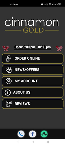 Android application cinnamon GOLD screenshort