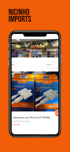 Android application Nicinho Imports screenshort