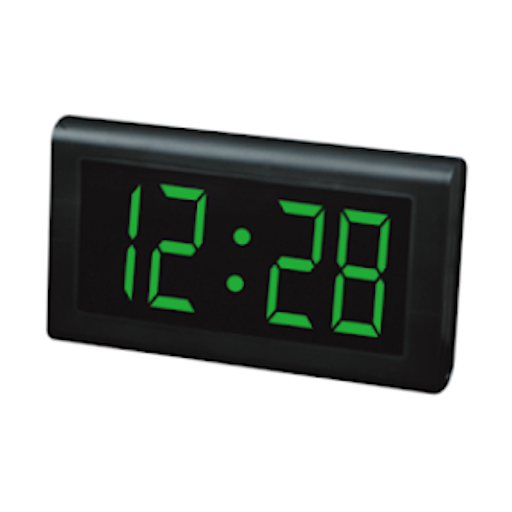 Digital clock logo