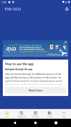Android application ESID 2022 screenshort