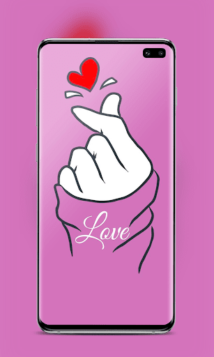 Finger Heart Wallpaper - BTS