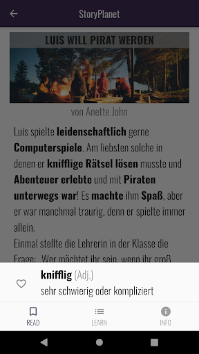 StoryPlanet Deutsch Screen 3