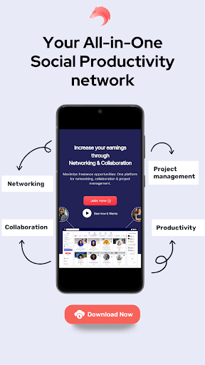 Android application Feedcoyote: Social Freelancing screenshort