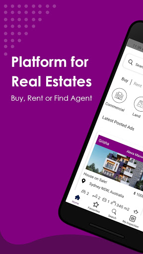 Android application ClassiEstate screenshort