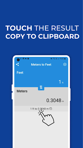Meters to Feet Converter Screen 3