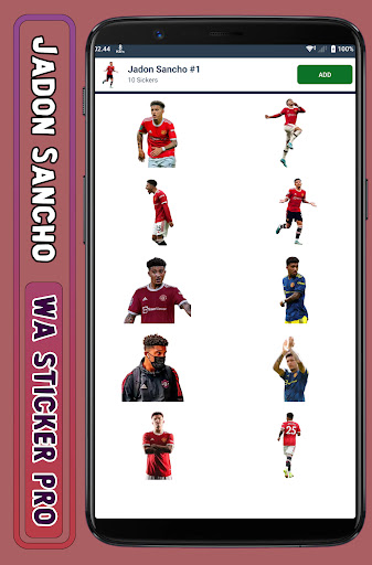 Jadon Sancho - WA Sticker Pro Screen 3