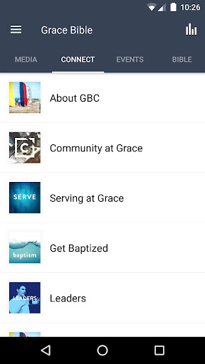 Grace Bible Church App Screen 2