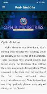 Ophir Ministries